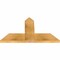 Ekena Millwork Portland Rough Sawn Timber Gable Bracket, Western Red Cedar, 36"W x 21"H x 2"D x 6"F, 14/12 Pitch GBW036X21X0206POR00RWR - alternate 3